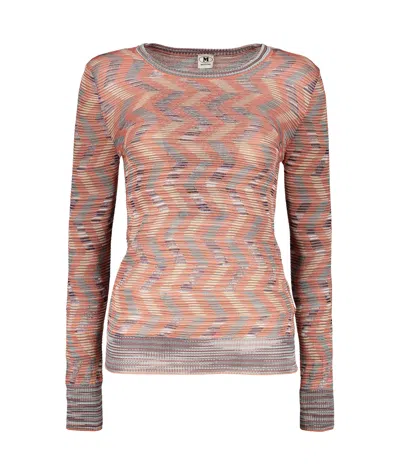 M MISSONI ZIGZAG-PATTERN JUMPER