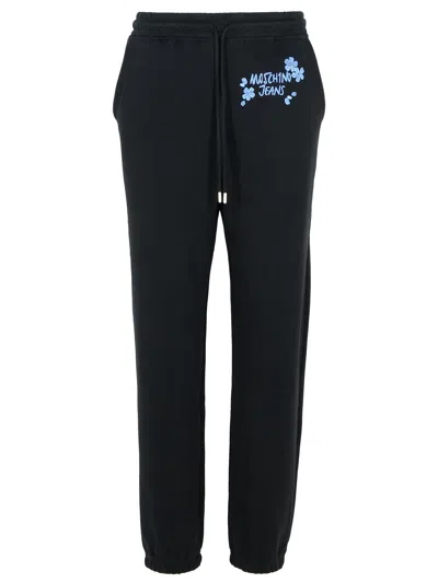 M05ch1n0 Jeans Black Cotton Joggers