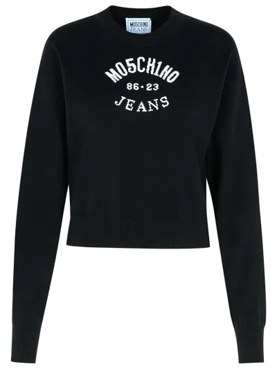 M05ch1n0 Jeans Black Cotton Sweater