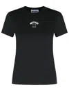 Moschino Jeans Logo Printed Slim-fit T-shirt In Black