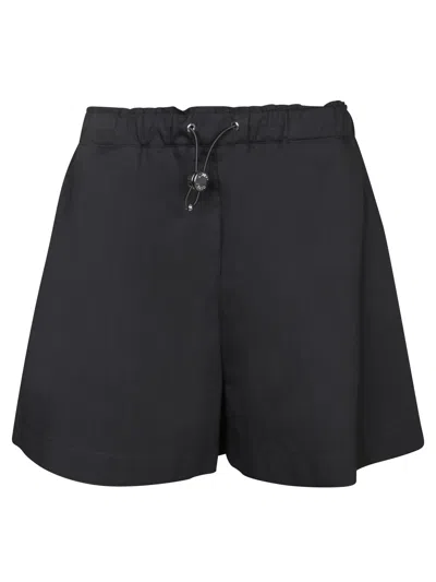 M05ch1n0 Jeans Black Stretch Technical Shorts