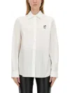 M05ch1n0 Jeans Cotton Shirt In White