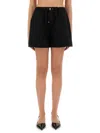 Moschino Drawstring Elastic Waist Shorts