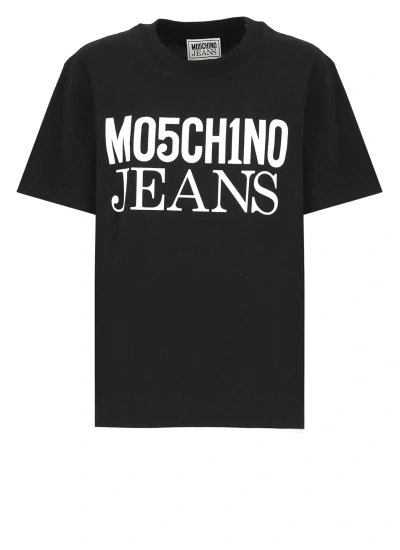 M05ch1n0 Jeans Cotton T-shirt In Black