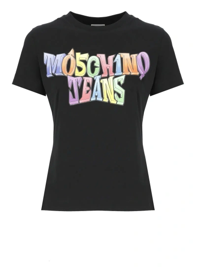 M05ch1n0 Jeans Cotton T-shirt In Black