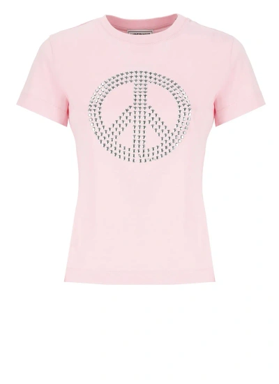 M05ch1n0 Jeans Cotton T-shirt In Pink