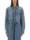 M05ch1n0 Jeans Denim Jacket In Denim