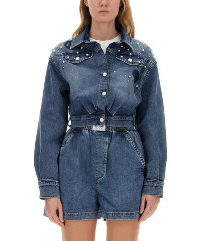 M05ch1n0 Jeans Denim Jacket