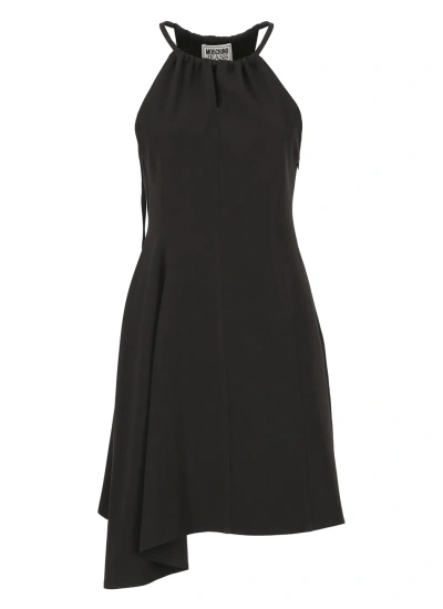 M05ch1n0 Jeans Dress With Cut Out Detail In Black