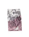 M05ch1n0 Jeans Graphic Printed Midi Skirt In Pink