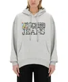Moschino Sweatshirt With Logo In Gray