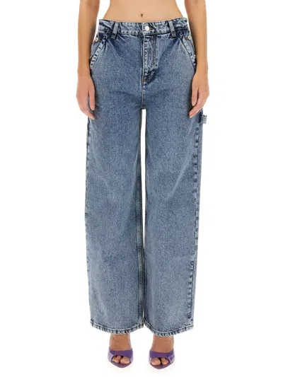 M05ch1n0 Jeans Jeans Wide Leg In Blue