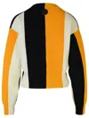 M05ch1n0 Jeans Multicolor Wool And Viscose Blend Striped Cardigan In Multicolor