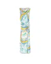 Moschino Midi Dress Foulard Printing