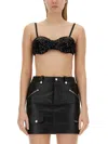 Moschino Sequined Top In Black