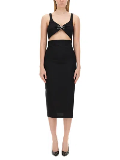M05ch1n0 Jeans Slim Fit Dress In Black