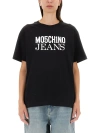 M05CH1N0 JEANS T-SHIRT WITH LOGO