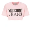 M05CH1N0 JEANS T-SHIRT WITH LOGO