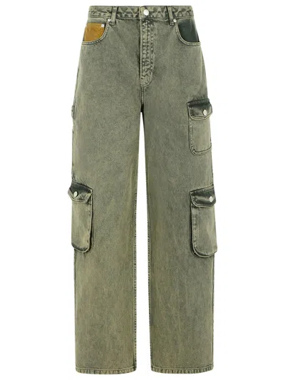 M05ch1n0 Jeans Vintage Denim Jeans In Grey