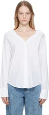 Moschino White Button-down Shirt In A0001 White