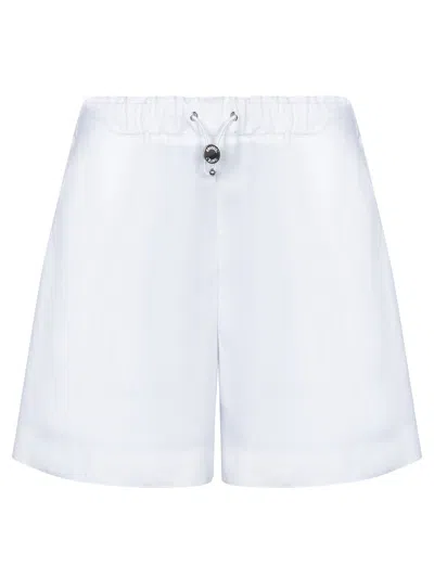 M05ch1n0 Jeans White Cotton Shorts