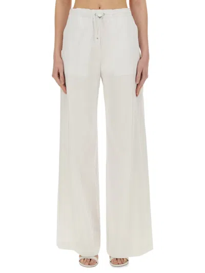M05ch1n0 Jeans Wide Leg Pants In White