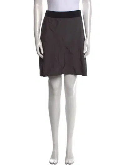Pre-owned M0851 Knee-length Skirt In Gray