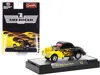 M2 1941 Willys Coupe Gasser Black With Yellow Flames Limited Edition To 6050 Pieces Worldwide 1/64 Diec