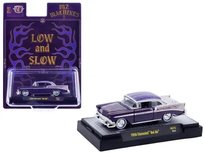 M2 1956 Chevrolet Bel Air "low And Slow" Purple Two-tone With Graphics Limited Edition To 5500 Pieces W