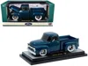 M2 1956 Ford F-100 Pickup Truck Blue Metallic Limited Edition To 6650 Pieces Worldwide 1/24 Diecast Mod In Blue