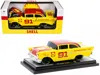M2 1957 Chevrolet 150 Sedan #91 Yellow With Red Hood And Top "shell Oil" Limited Edition To 6250 Pieces
