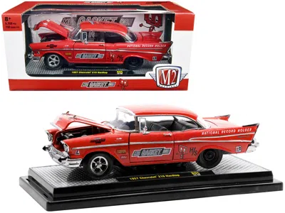 M2 1957 Chevrolet 210 Hardtop Red Heavy Metallic With Graphics "mr. Gasket Co." Limited Edition To 6550