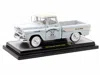 M2 1958 Chevrolet Apache Cameo Pickup Truck "mooneyes" Light Gray With White Top Limited Edition To 665