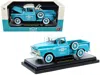 M2 1958 Chevrolet Apache Stepside Pickup Truck "chevrolet Service" Light Blue With White Top Limited Ed In Blue