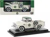 M2 1958 Gmc Stepside Pickup Truck Light Beige With Green Top "quaker State" Limited Edition To 6650 Pie