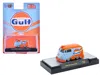 M2 1960 Volkswagen Delivery Van "gulf Oil" Light Blue And Orange Limited Edition To 5500 Pieces Worldwi In Multi