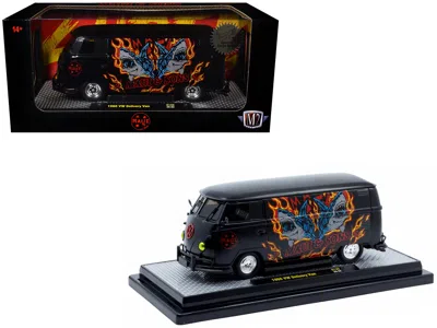 M2 1960 Volkswagen Delivery Van "maui & Sons" Black With Graphics Limited Edition To 4050 Pieces Worldw