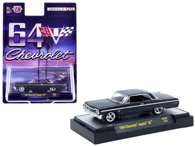 M2 1964 Chevrolet Impala Ss Black Metallic Limited Edition To 14102 Pieces Worldwide 1/64 Diecast Model