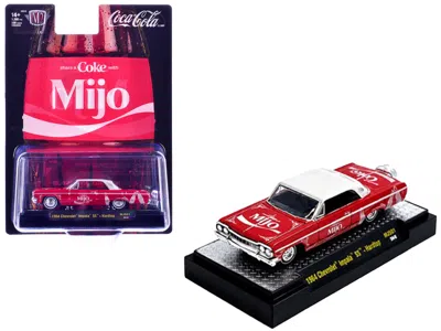 M2 1964 Chevrolet Impala Ss Lowrider "coca Cola" Red With White Top And Graphics Limited Edition To 934