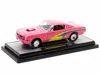 M2 1966 Ford Mustang Fastback 2+2 Pink With Blue And Yellow Stripes "pro Street" Limited Edition To 625