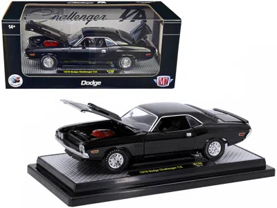 M2 1970 Dodge Challenger T/a Black Limited Edition To 5250 Pieces Worldwide 1/24 Diecast Model Car By M