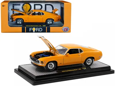 M2 1970 Ford Mustang Mach 1 428 Grabber Orange With Black Stripes Limited Edition To 5250 Pieces Worldw