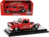 M2 1973 Chevrolet Cheyenne Super 10 Square Body Bedless Truck Bright Red With Graphics "edelbrock" Limi