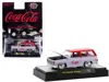 M2 1973 CHEVROLET K5 BLAZER WITH LOWERED CHASSIS "COCA-COLA" WHITE WITH COKE RED TOP LIMITED EDITION TO