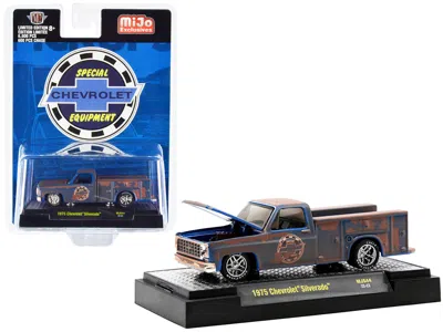 M2 1975 Chevrolet Silverado Service Truck Blue (rusted) "special Chevrolet Equipment" Limited Edition T