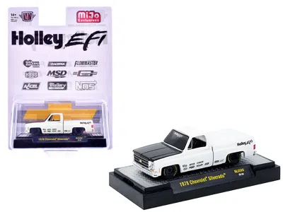 M2 1978 Chevrolet Silverado Pickup Truck "holley Efi" White With Black Hood Limited Edition To 10120 Pi In Multi