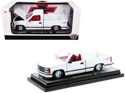 M2 1993 Chevrolet C1500 Ss 454 Pickup Truck White With Red Interior Limited Edition To 9600 Pieces Worl