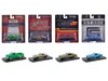 M2 Auto-drivers Set Of 4 Pieces In Blister Packs Release 124 Limited Edition To 7500 Pieces Worldwide 1 In Multi