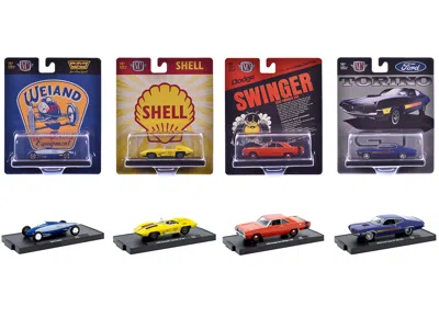 M2 Auto-drivers Set Of 4 Pieces In Blister Packs Release 126 Limited Edition To 9600 Pieces Worldwide 1 In Multi