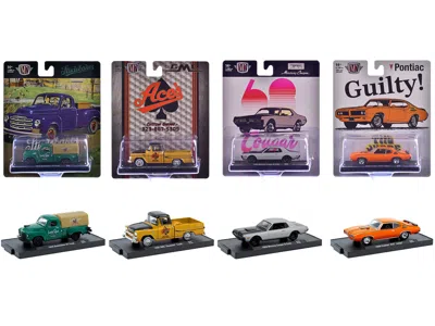 M2 Auto-drivers Set Of 4 Pieces In Blister Packs Release 127 Limited Edition To 7500 Pieces Worldwide 1 In Multi